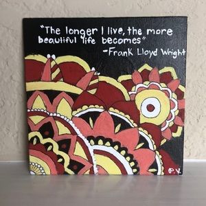 Hand Painted Mandala Art by: Priscilla Val…